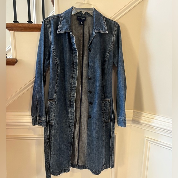 ANN TAYLOR Denim Dress/Jacket - Picture 4 of 5